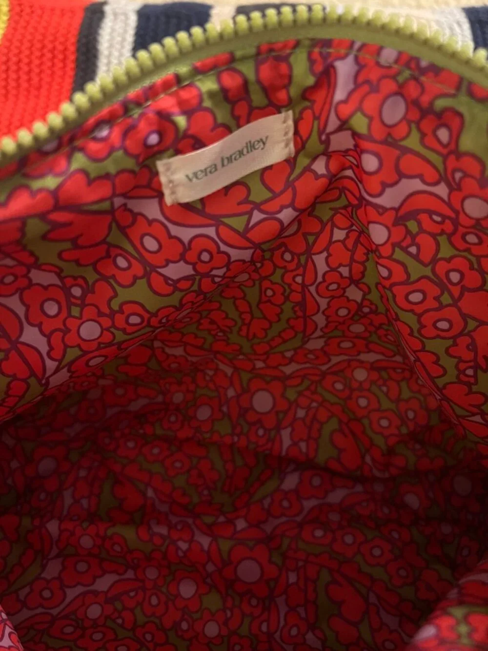Vera Bradley Featherweight Large Pouch - Spinach Green